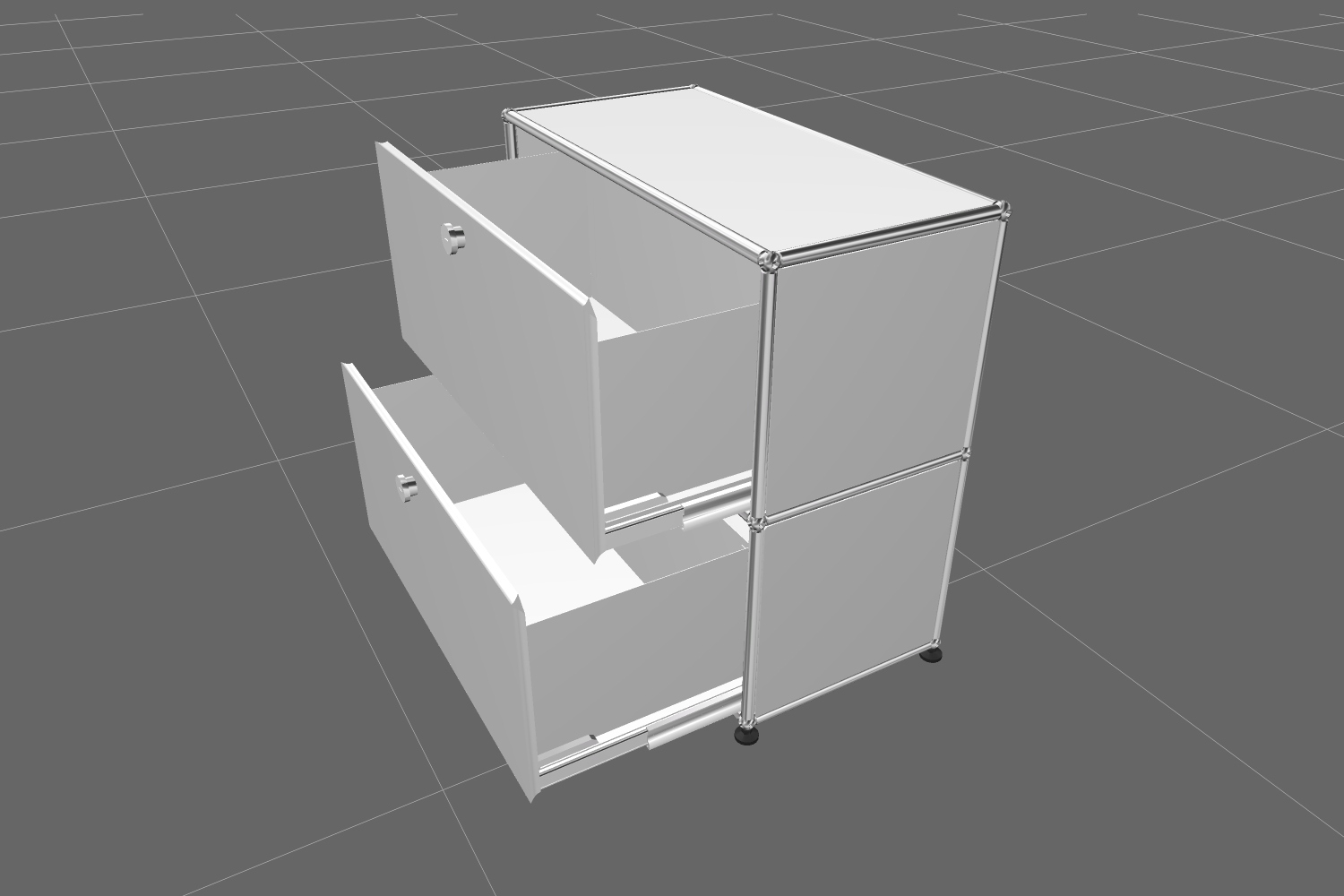 USM Haller Sideboard 2 Drawers Blanc pur - FAST DELIVERY     