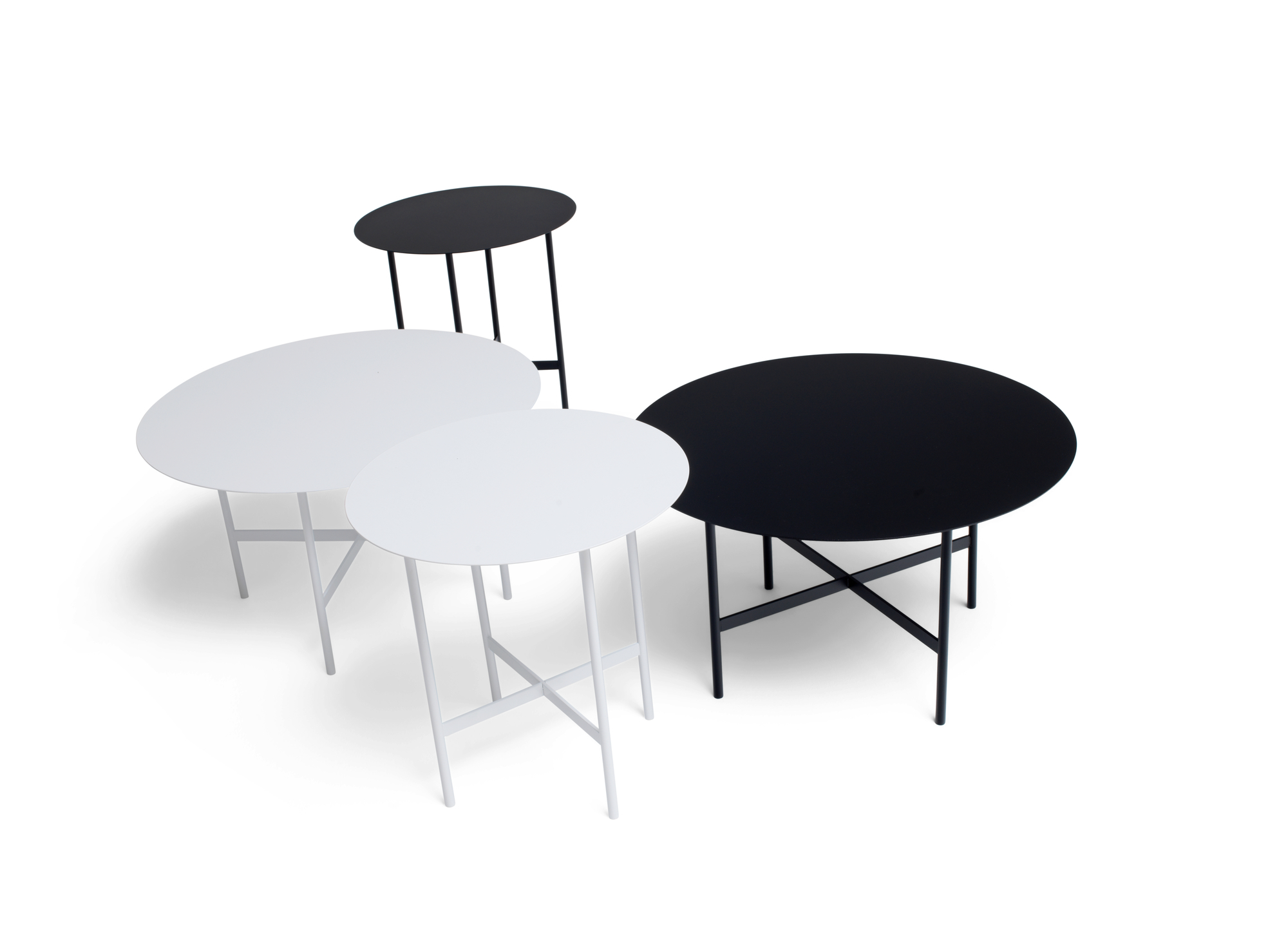 BETA Table basse et d'appoint petite noir profond Müller Möbelfabrikation