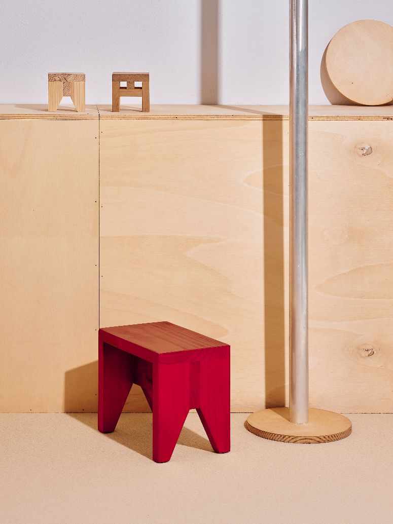 Manolito Stool Short Small Tabouret Hay