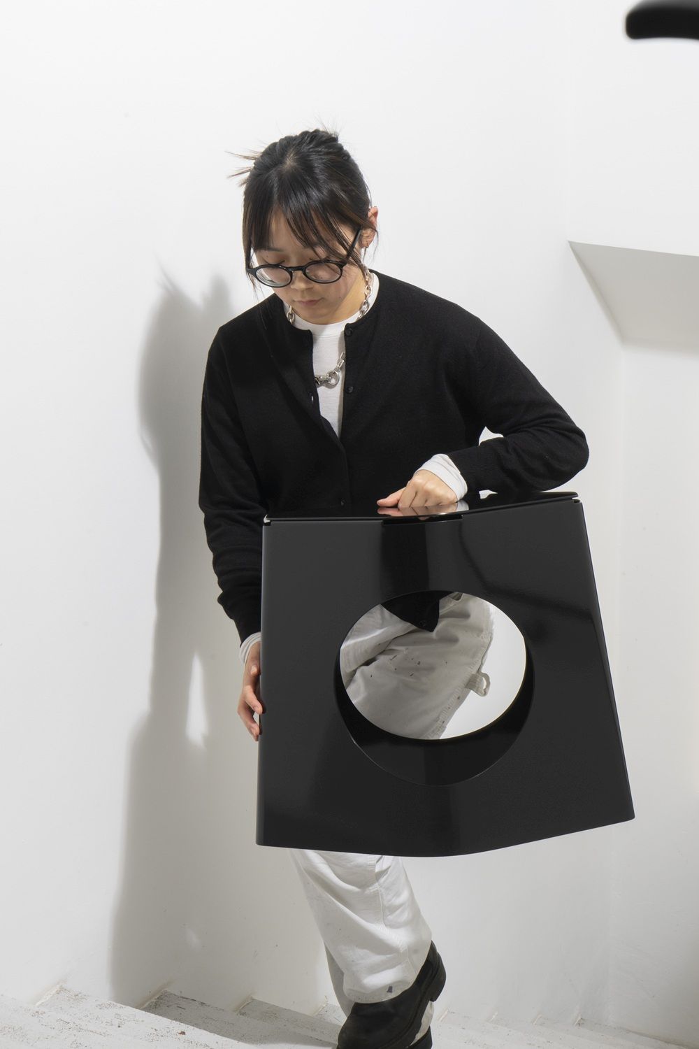 Prism Tabouret empilable / Table d'appoint Tecta