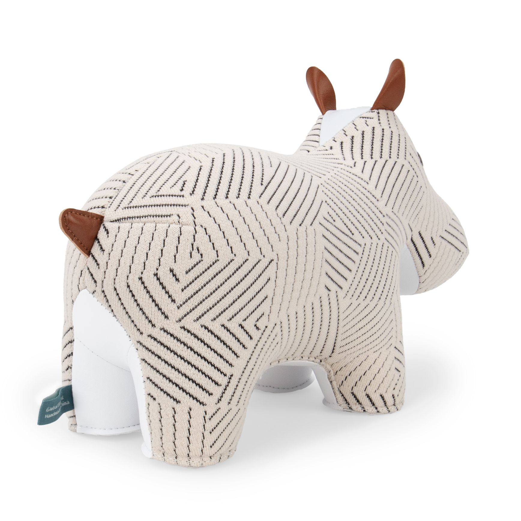 Serre-livres Hippo Razzle Dazzle blanc Züny x KVADRAT