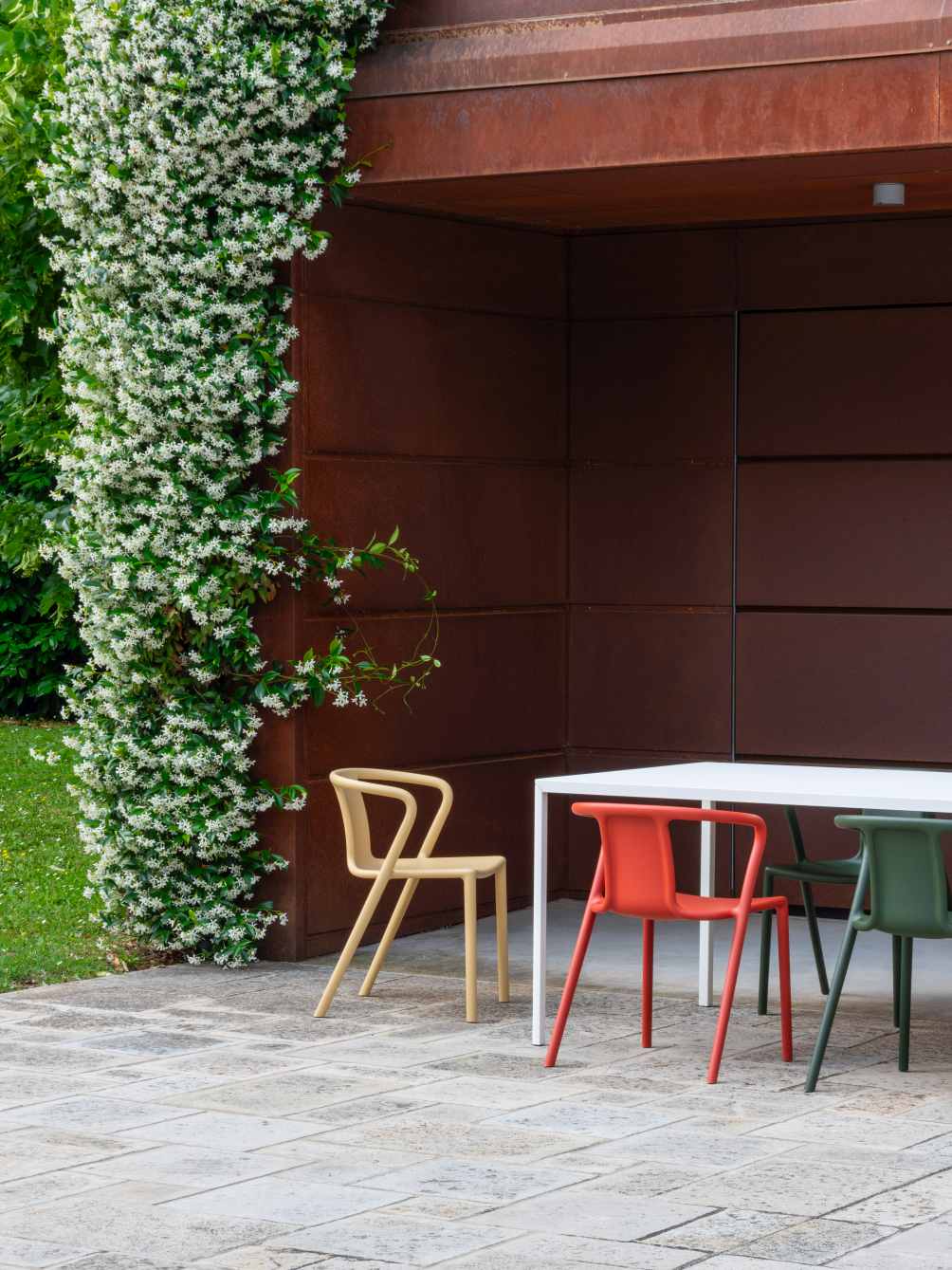 Air Armchair Indoor/Outdoor Chaise avec accoudoirs Magis
