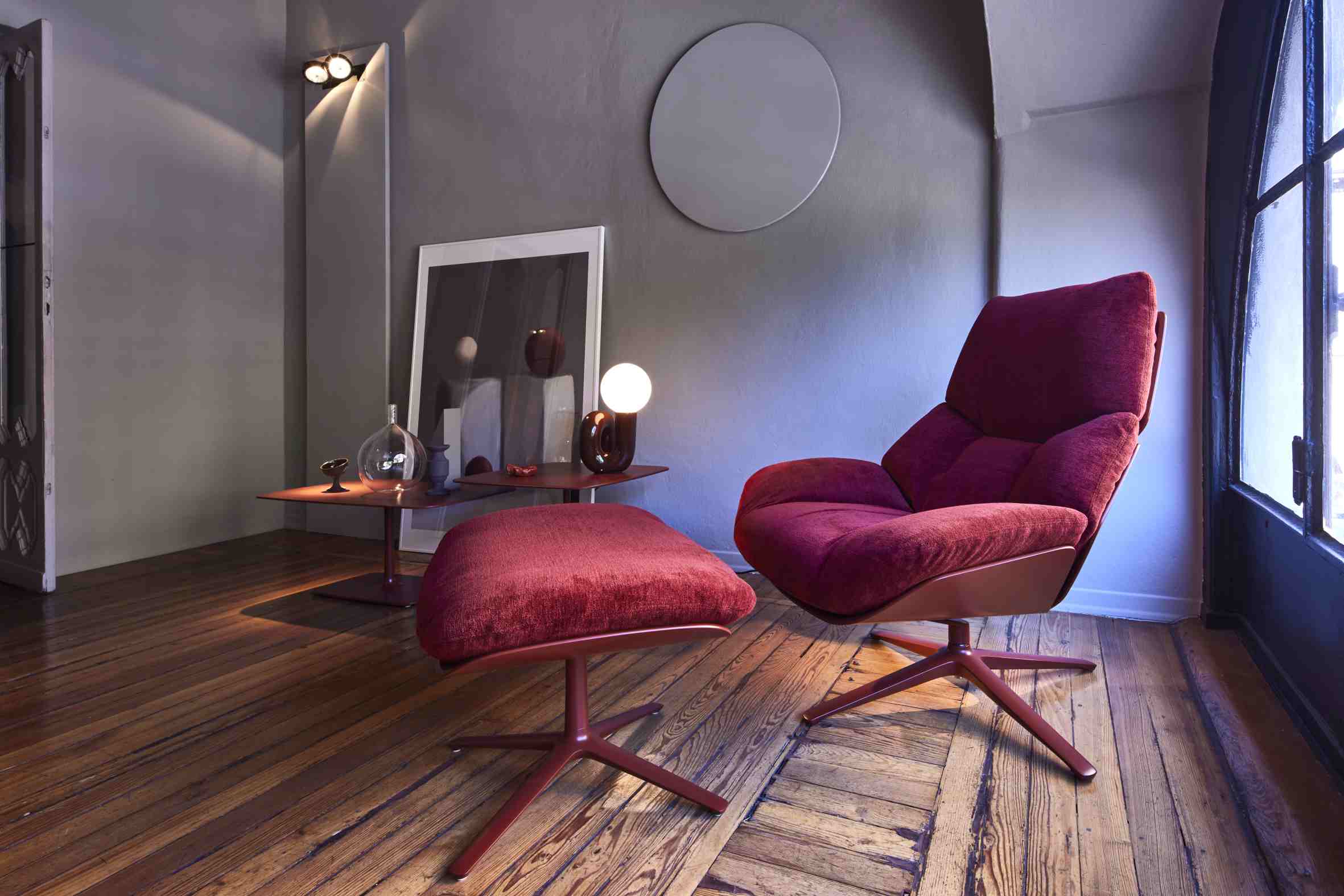 Shrimp 23 Ottoman Tabouret Cor 