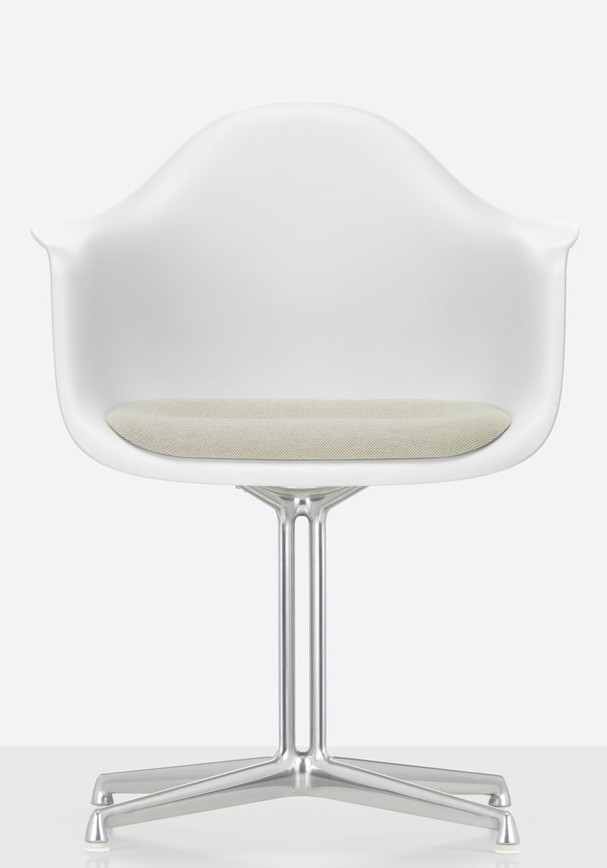 Eames Plastic Arm Chair DAL avec coussin d'assise Vitra