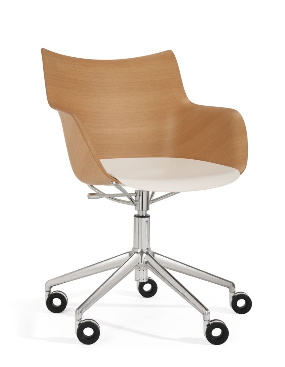 Q/Bois Fauteuil pivotant Kartell