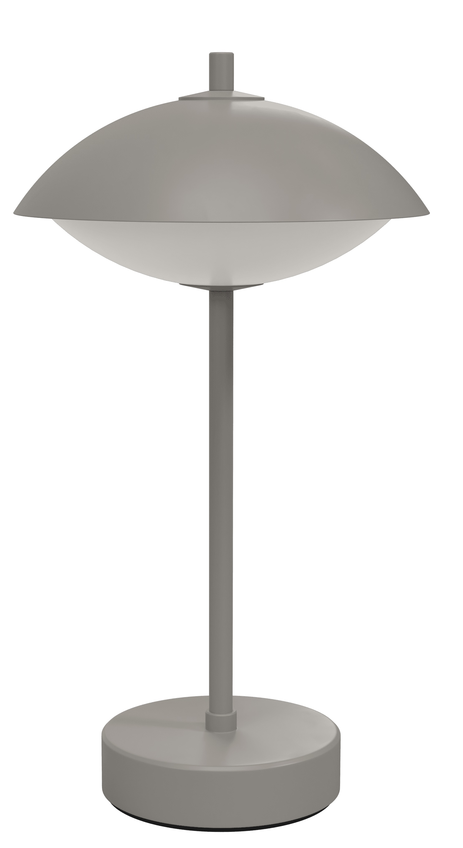 Clam Lampe de table portable Lampe à batterie Fritz Hansen Nine grey