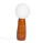 Abat-jour : blanc / base : terracotta