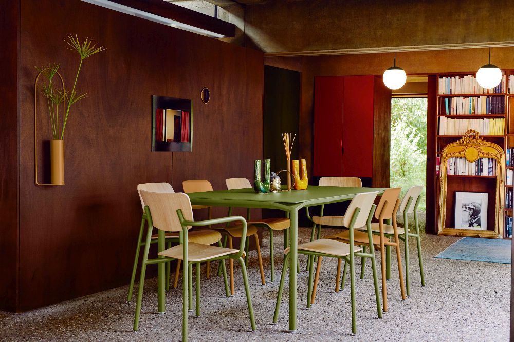 Studie Chair Chaise en chêne d'intérieur Fermob