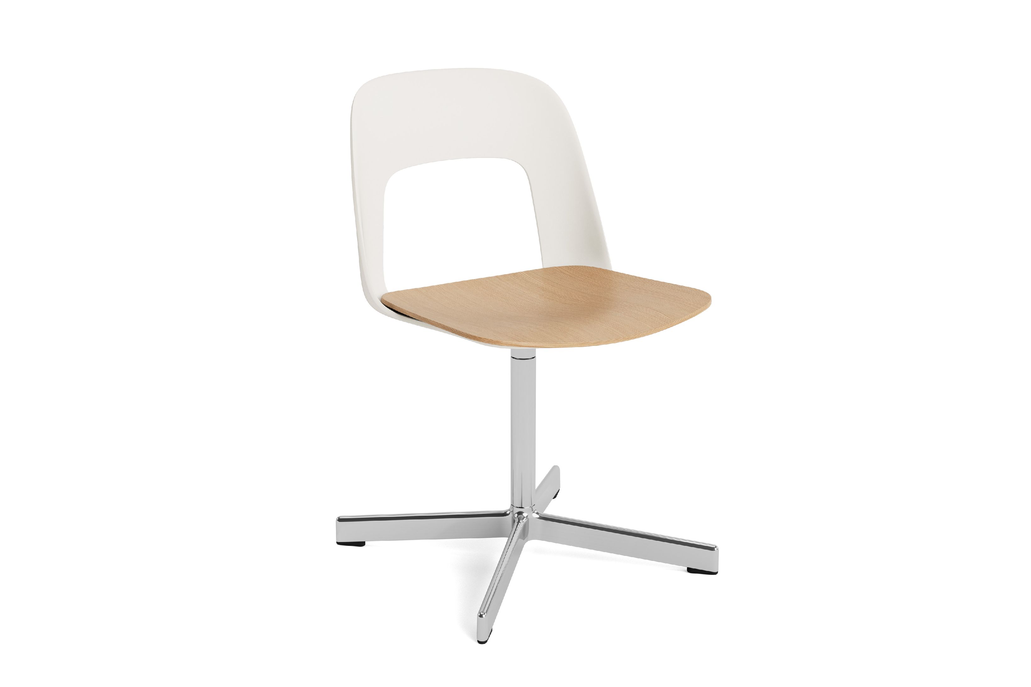 Layout Side Chair 132 4-étoiles pivotantes chaise Hay 