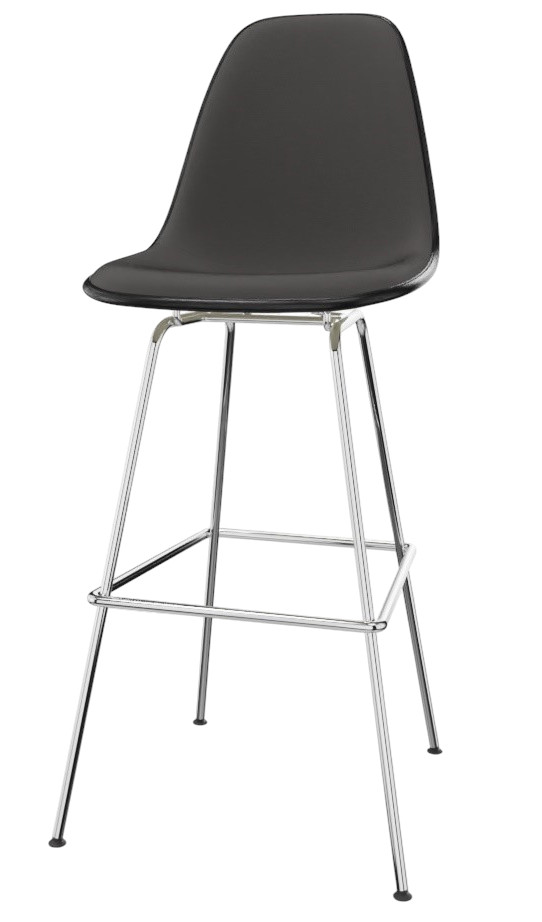 Eames Plastic Bar Stool Tabouret de bar High Entièrement rembourré Vitra 