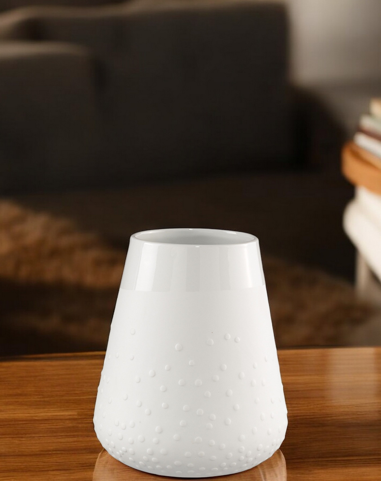 Maison Poésie Vase en porcelaine Points Roues OFFRE SPECIALE