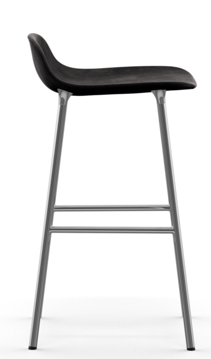 Form Barstool tabouret de bar H 65 cm Acier Rembourré Normann Copenhagen