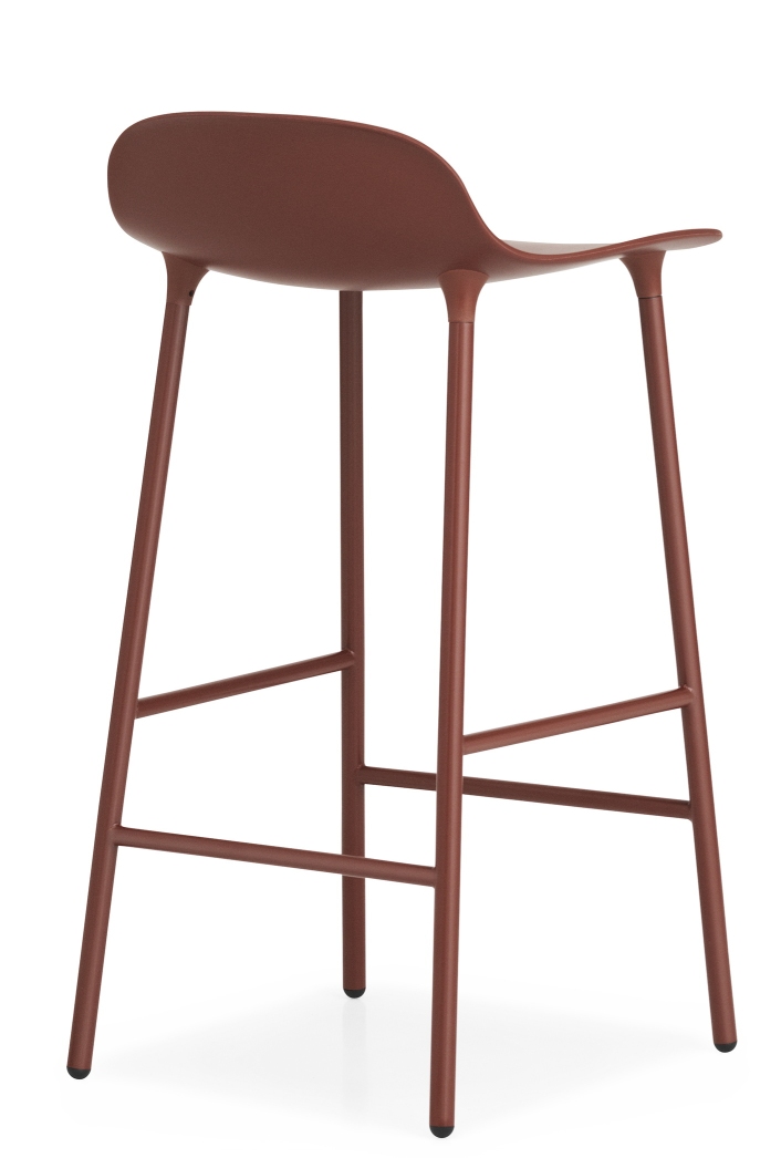 Form Barstool tabouret de bar H 65 cm Acier Normann Copenhagen