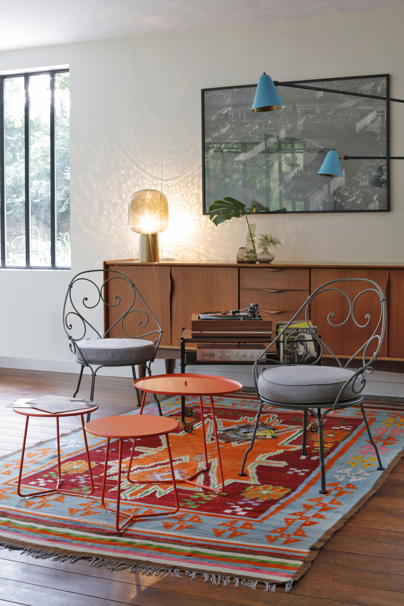 Cocotte petite de plein air table Fermob Rouge coquelicot Cocotte petite de plein air table Fermob Rouge coquelicot