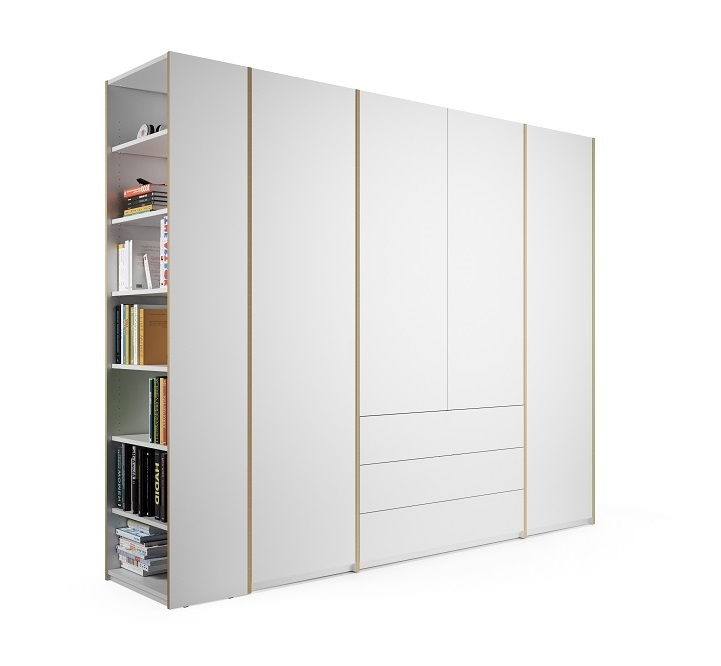 MODULAR PLUS Armoire Étagère supplémentaire Gauche Müller Möbelwerkstätten