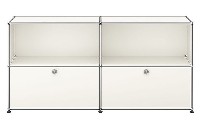 USM Haller Buffet avec 2 Tiroirs Blanc pur - FAST DELIVERY USM Haller Buffet avec 2 Tiroirs Blanc pur - FAST DELIVERY