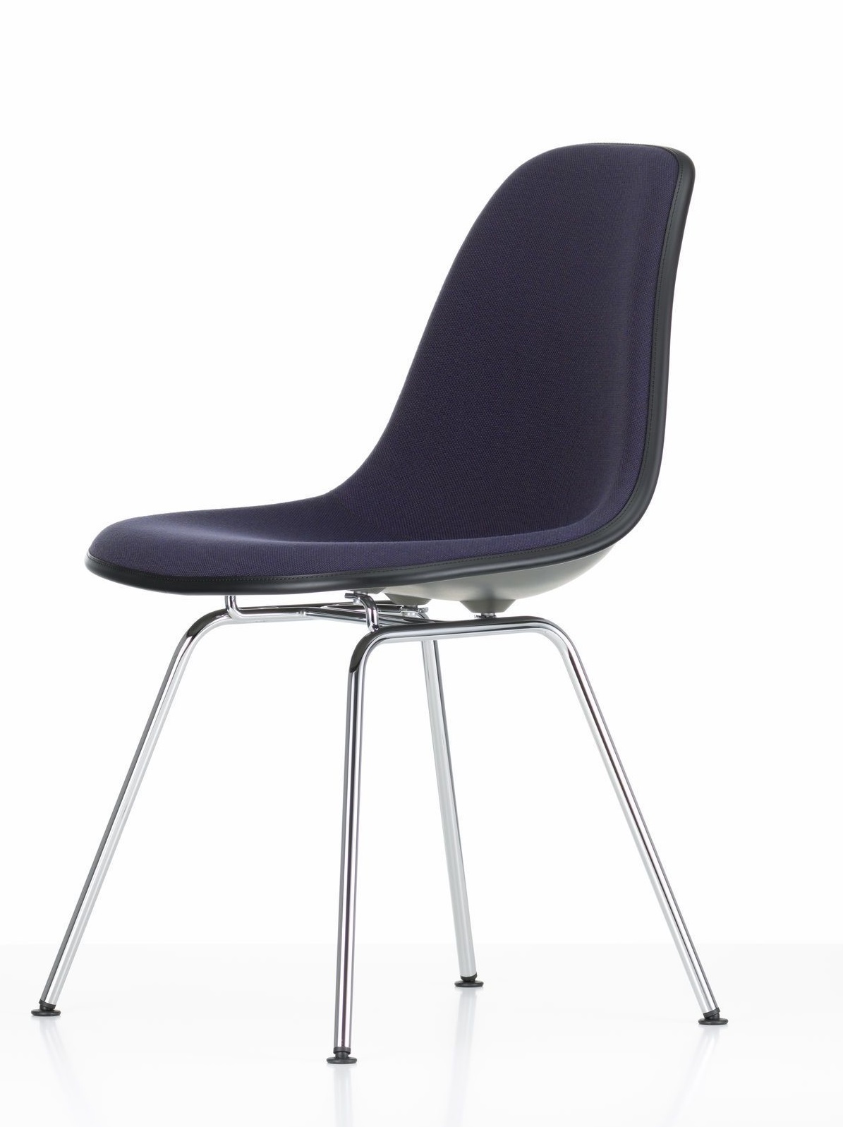 Eames Plastic Side Chair DSX Chaise entièrement rembourrée Vitra