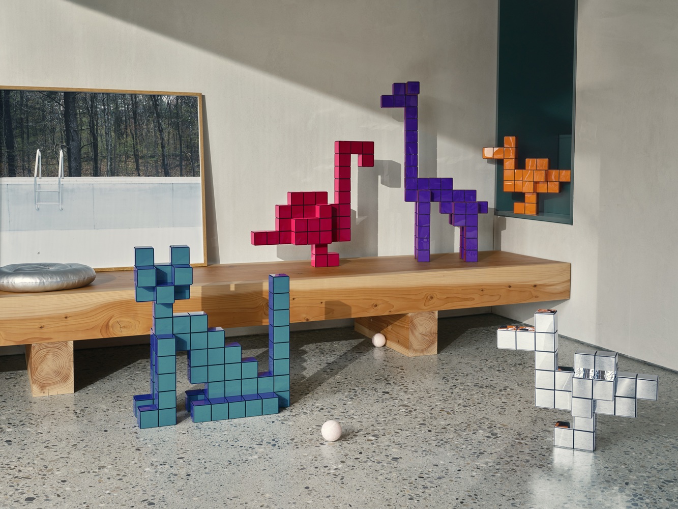 Panton Cubes Duck Duoton Sculpture Vitra