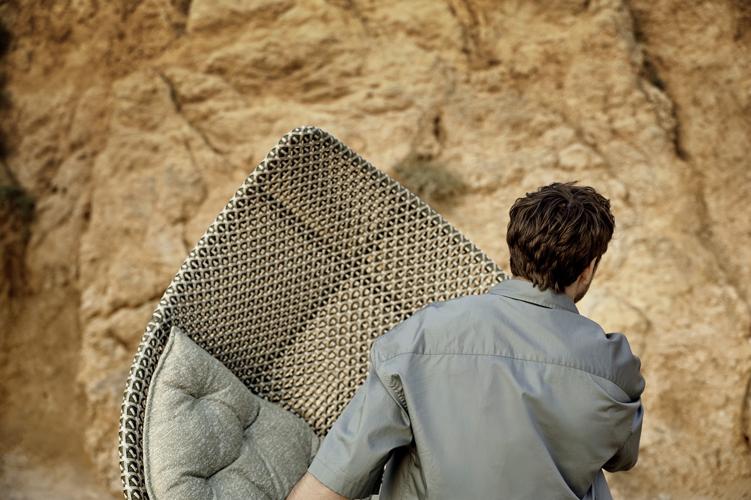 Mbrace Outdoor Wing chair Fauteuil à haut dossier Dedon