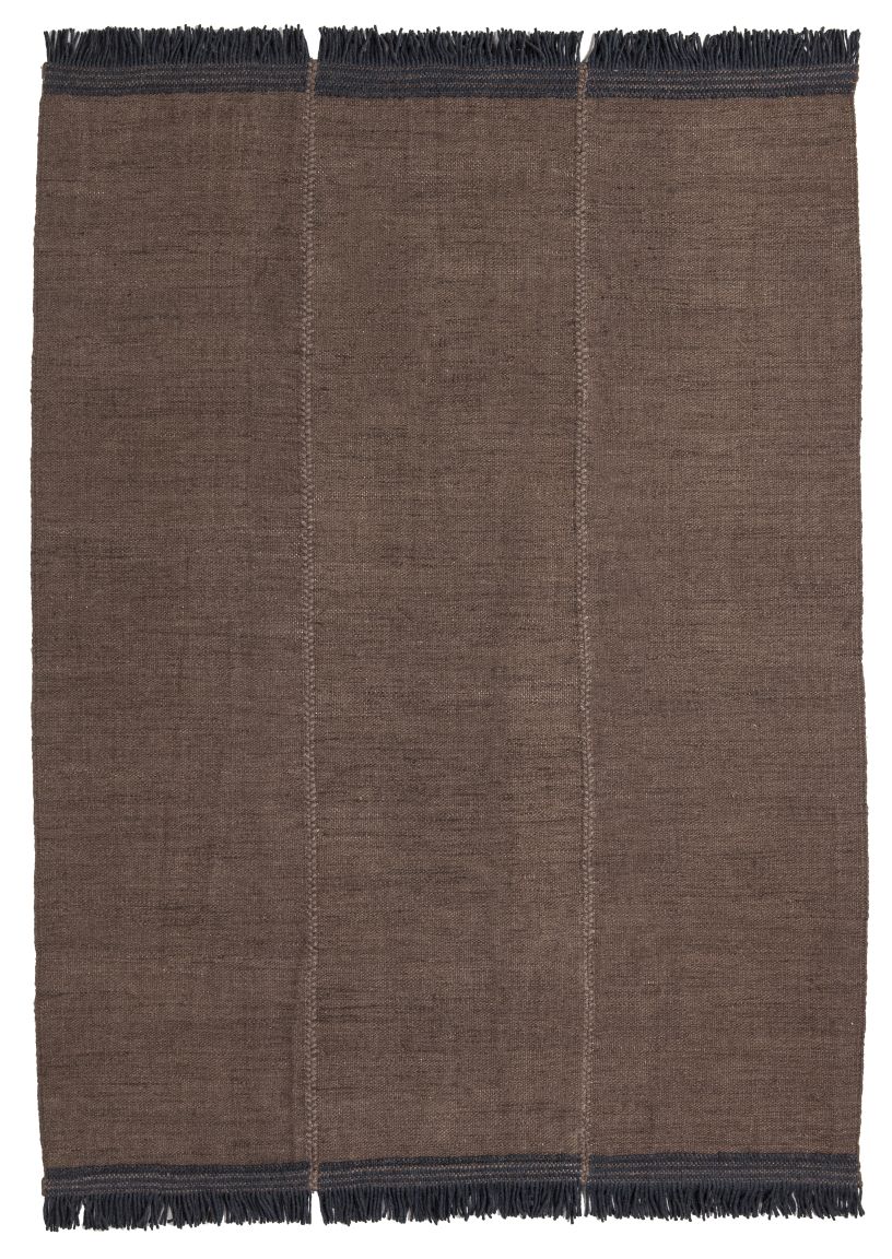 Mía Tapis marron 200x300cm Nanimarquina