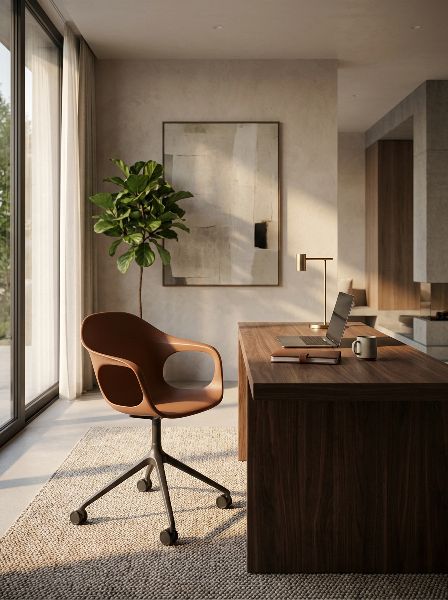 Fauteuil Elephantino avec roulettes Kristalia