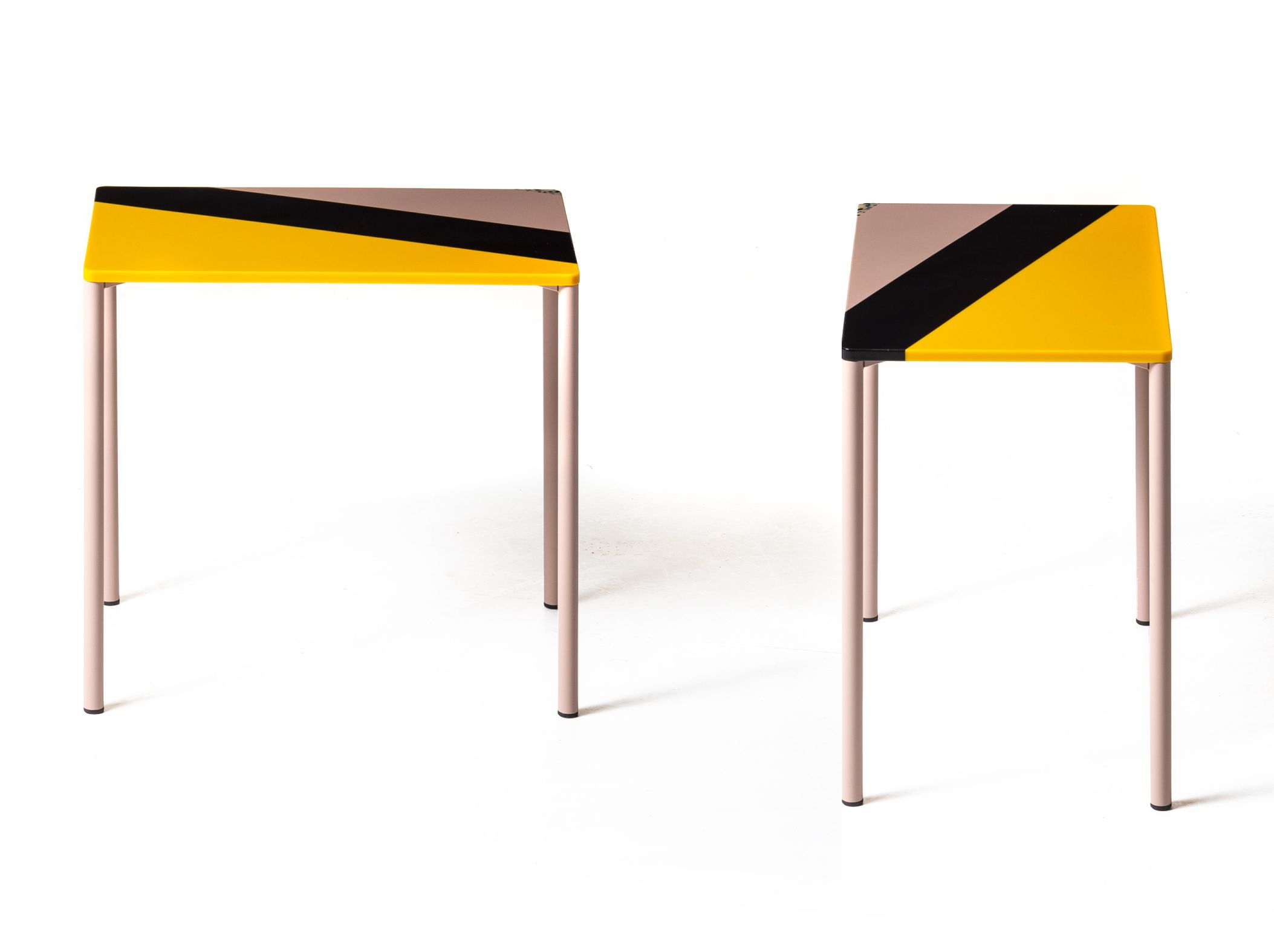 Fishbone Tableau 54x34x50 jaune Moroso