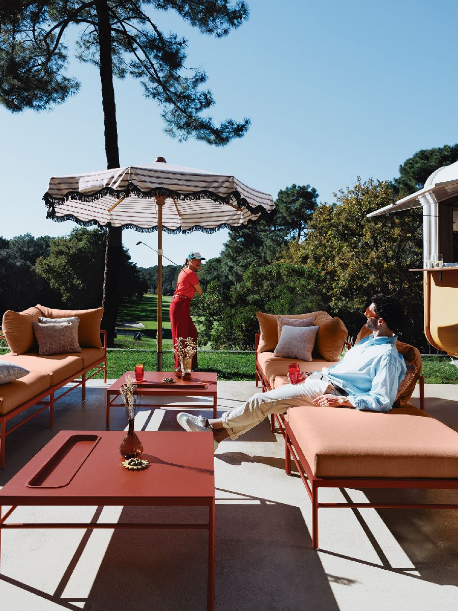 Rivage Table d'appoint Extérieur L 85 x P 85 x H 29,5 cm Fermob