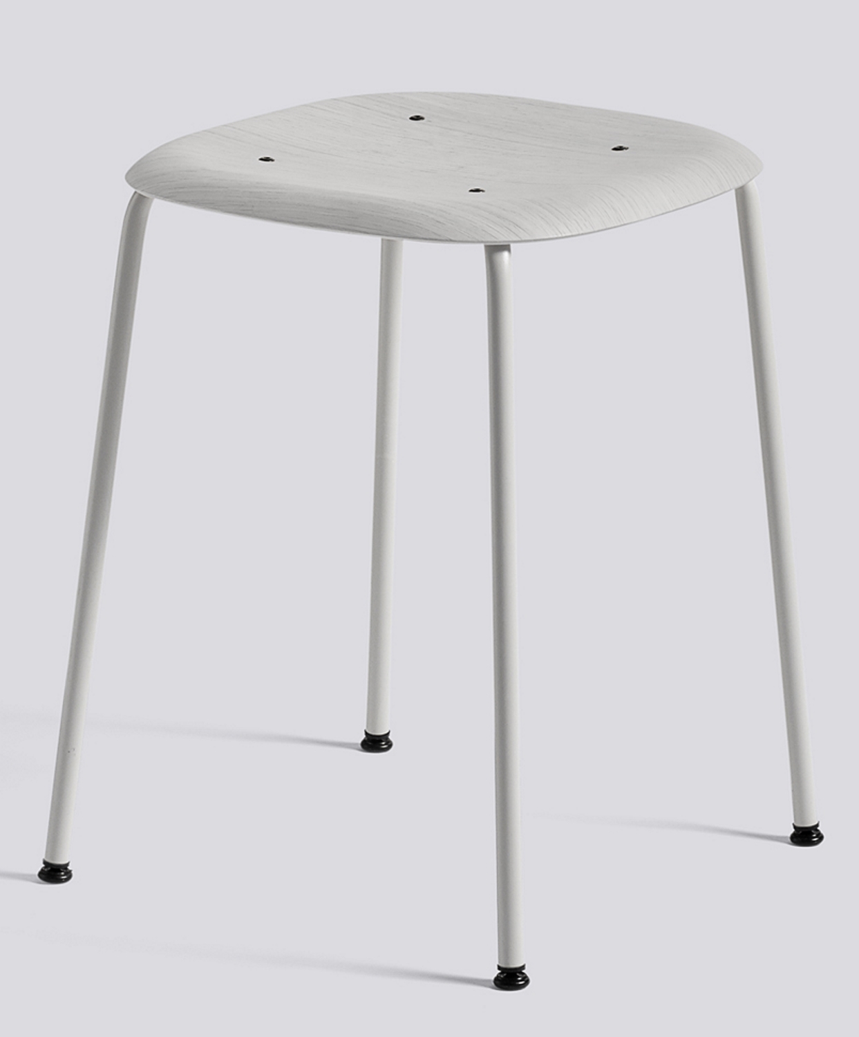 Soft Edge 70 Stool Hocker Hay-soft grau / soft grau Soft Edge 70 Stool Hocker Hay-soft grau / soft grau