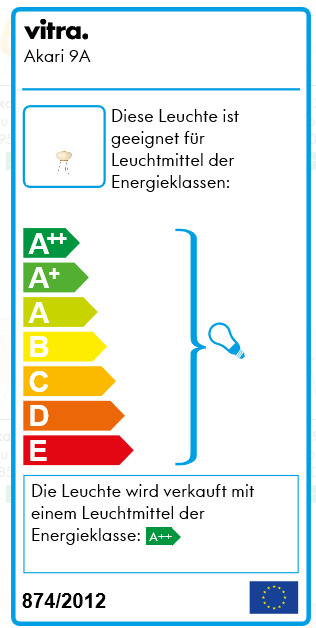 Akari Lampe de table 9A Vitra