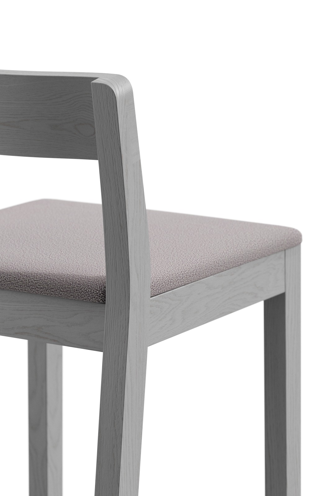 Sit tabouret de bar en bois avec coussin d'assise Zeitraum