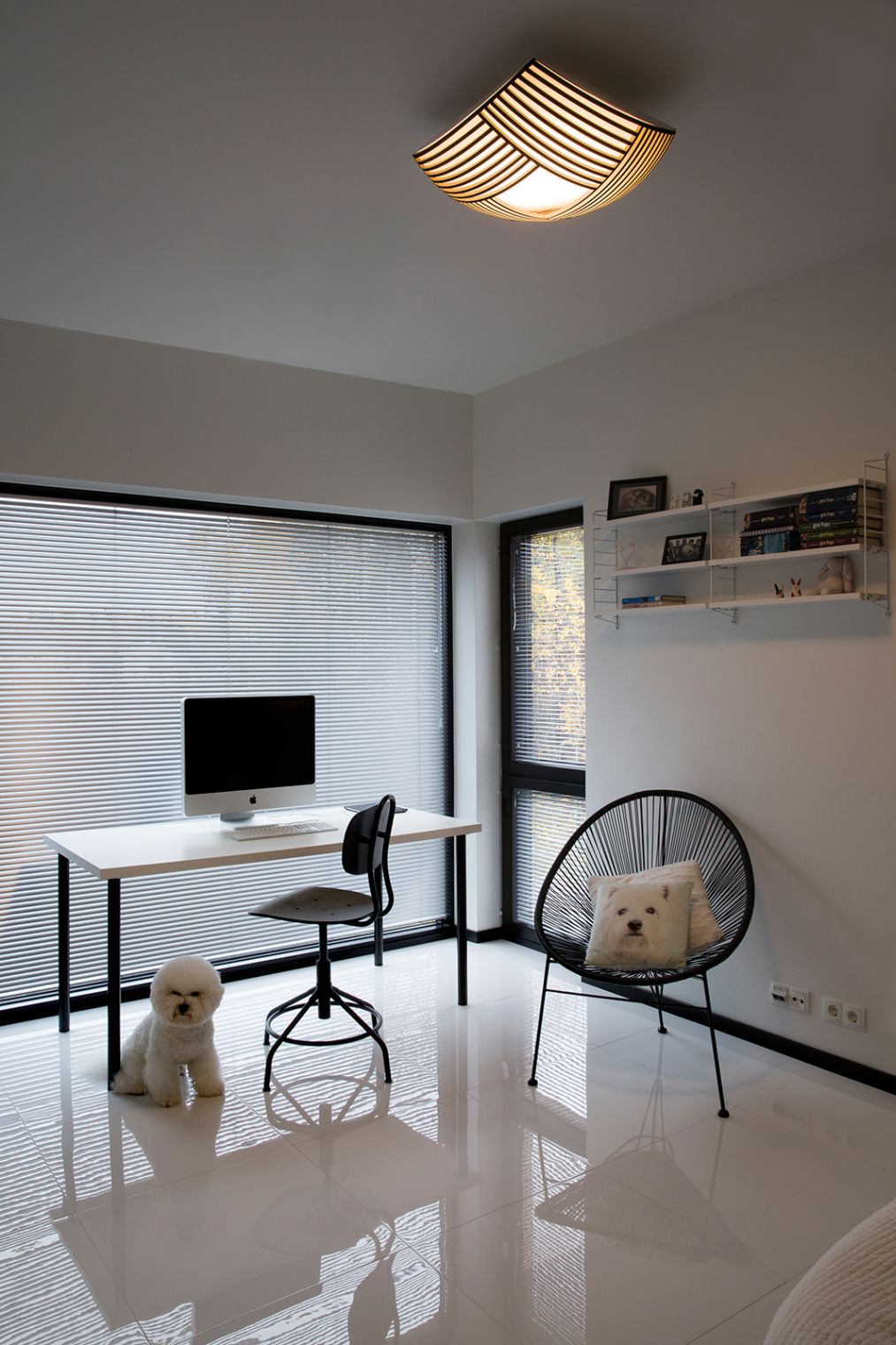 Kuulto 9100 Plafonnier blanc Secto Design