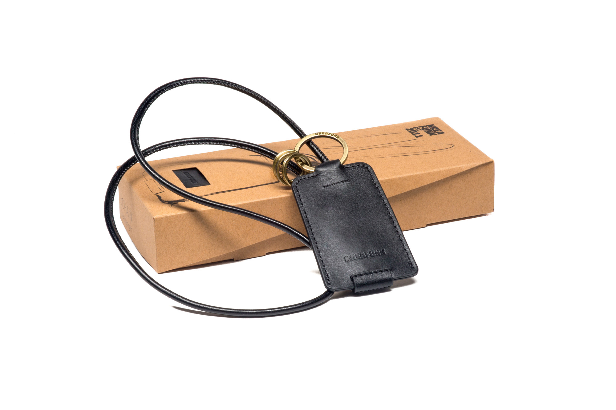 cCHAIN Porte-clé avec USB câble Kreafunk noir OFFRE SPECIALE