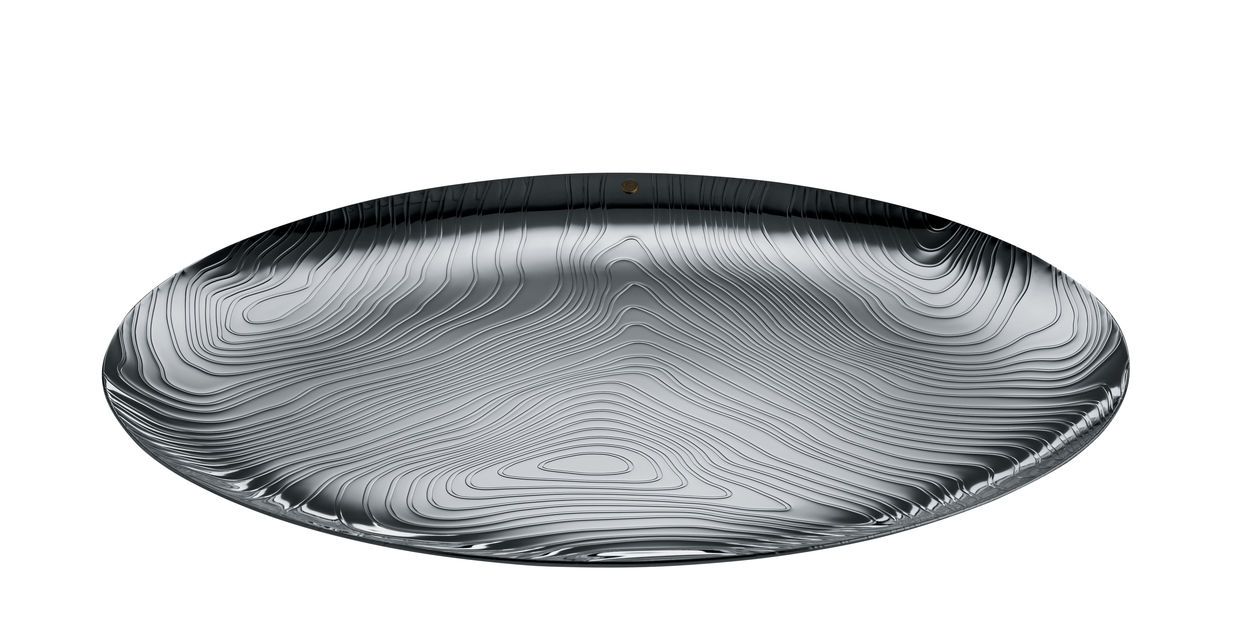 PU07 Veneer Plateau Acier revêtu de résine époxy Alessi