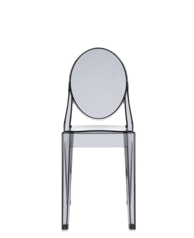 Victoria Ghost Chaise 2-er Set Kartell gris fumé