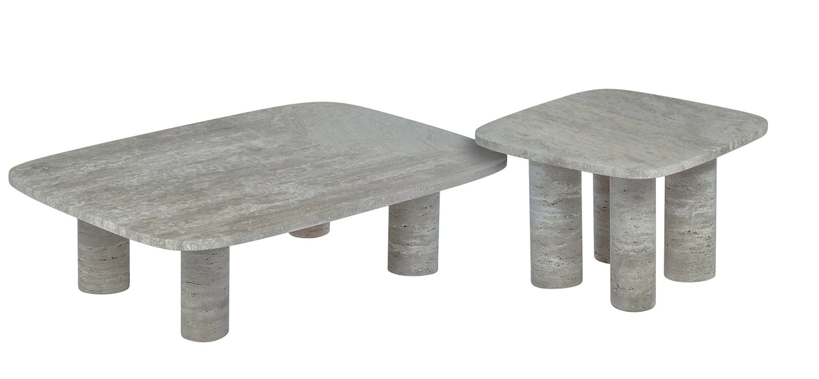 Volos table d'appoint L 52 x P 52 x H 34 cm Blomus