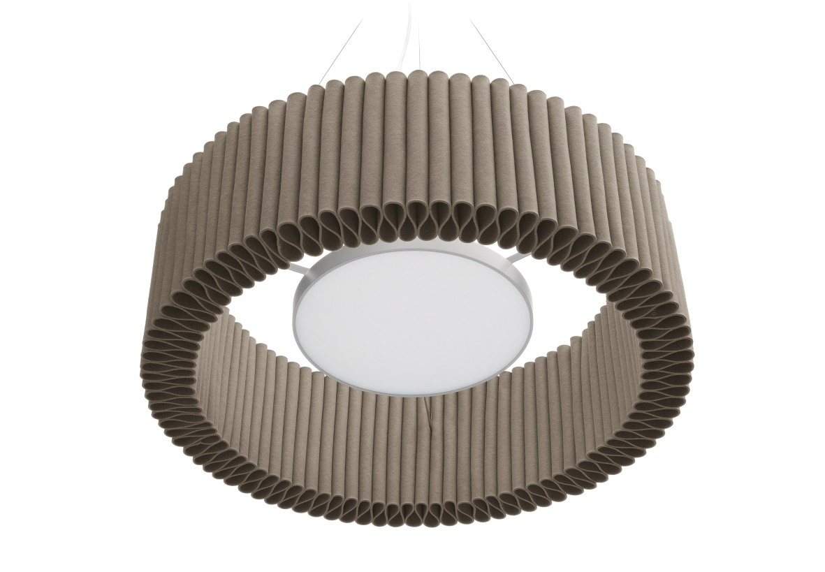 Objet de plafond Welle avec dispositif de suspension inclus