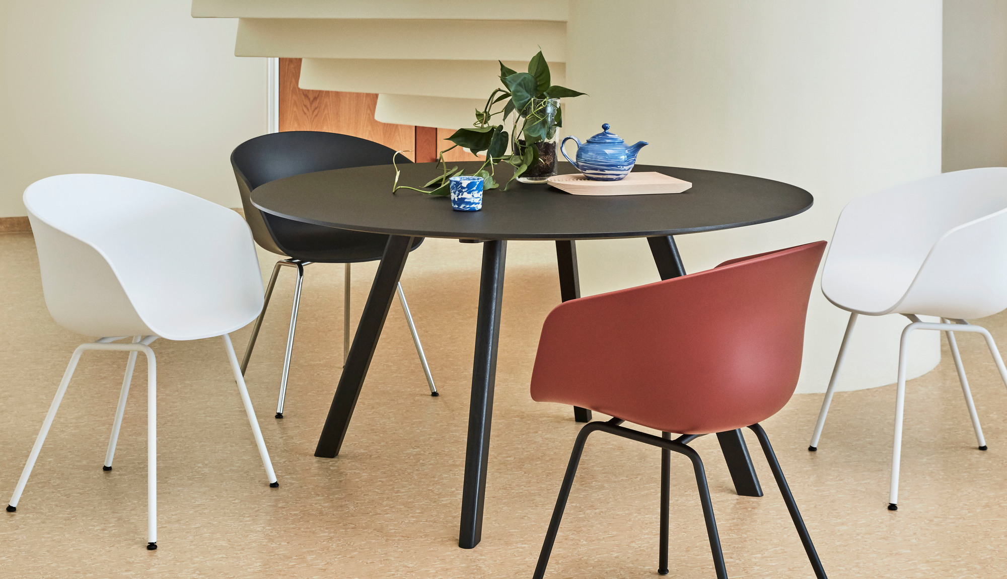 Copenhague CPH 25 Table ronde Ø 140 cm Hay