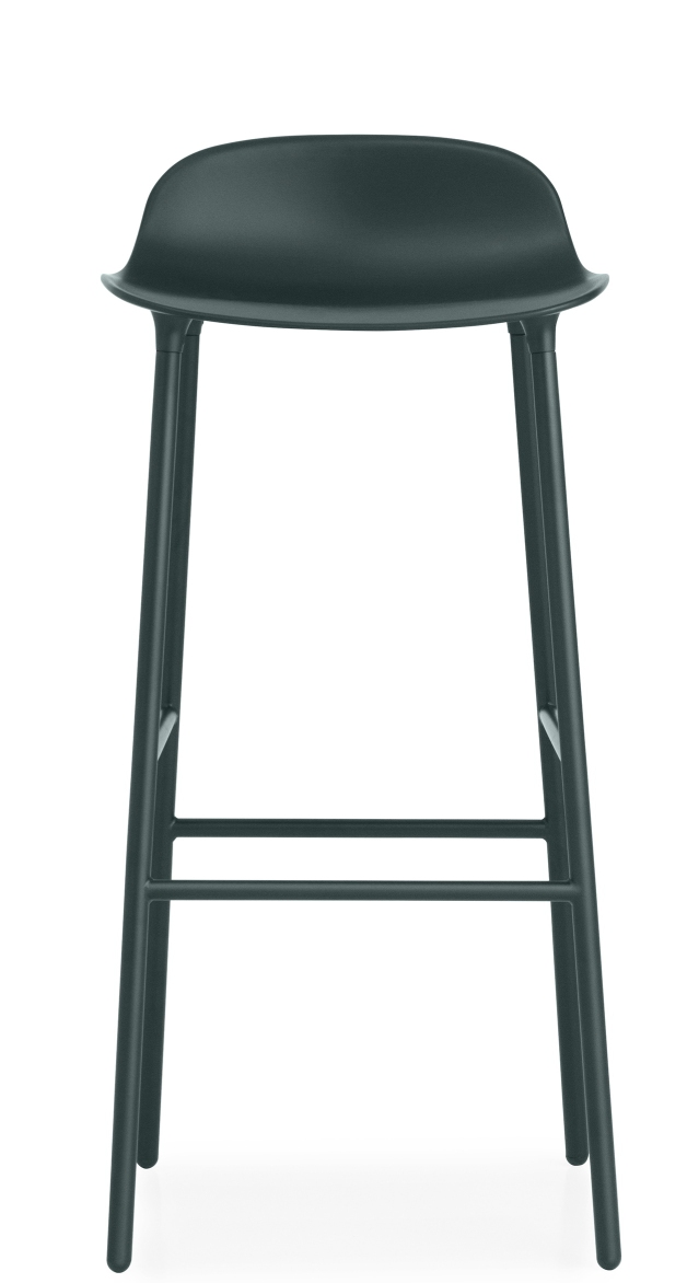 Form Barstool tabouret de bar H 75 cm Acier Normann Copenhagen