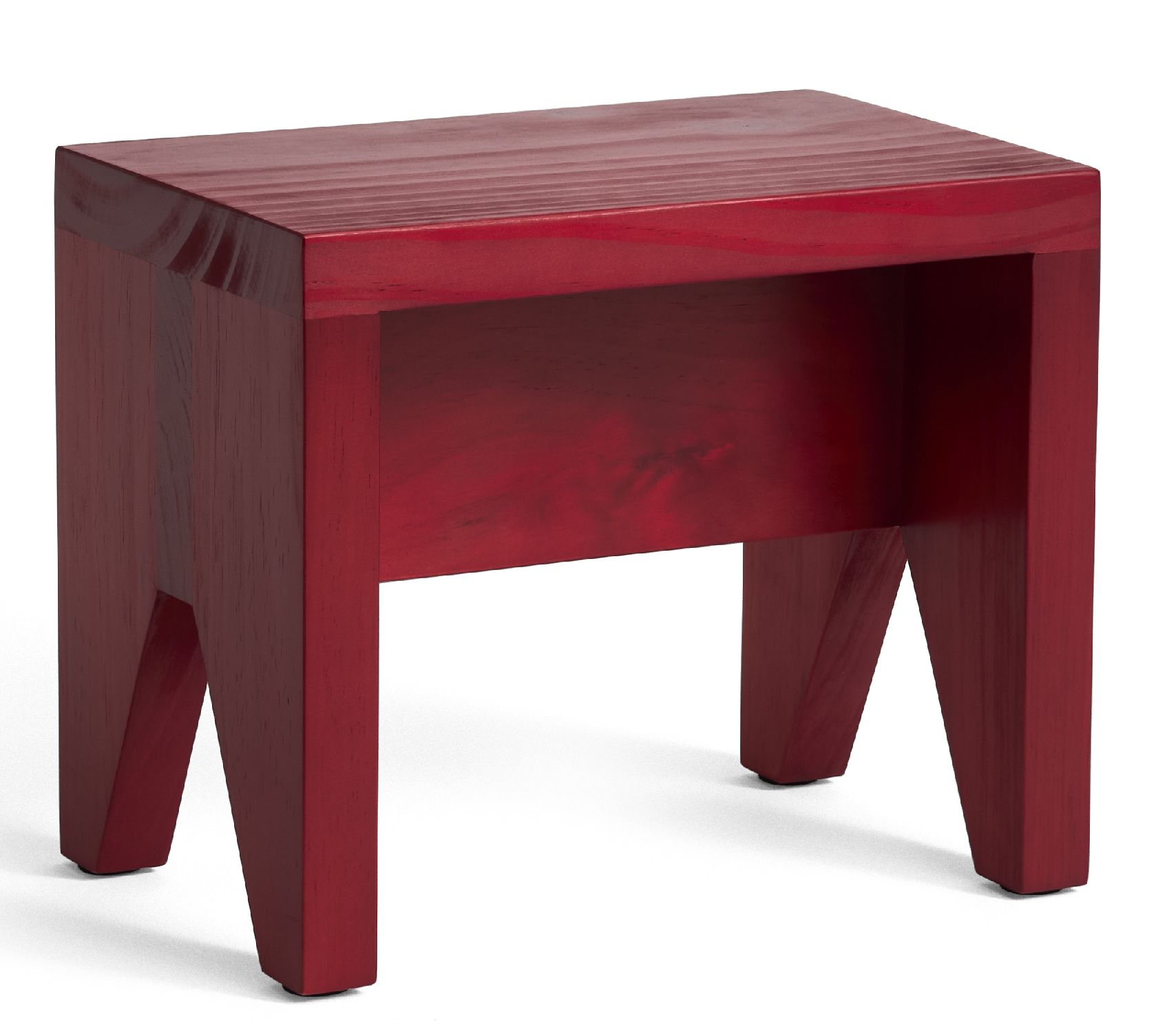 Manolito Stool Short Small Tabouret Hay Rouge