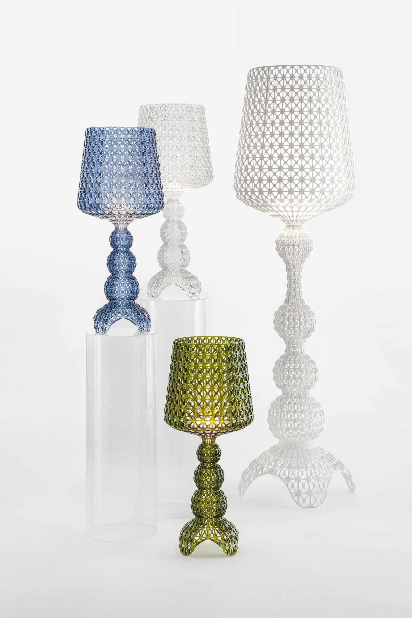 Mini Kabuki lampe de table blanc Kartell