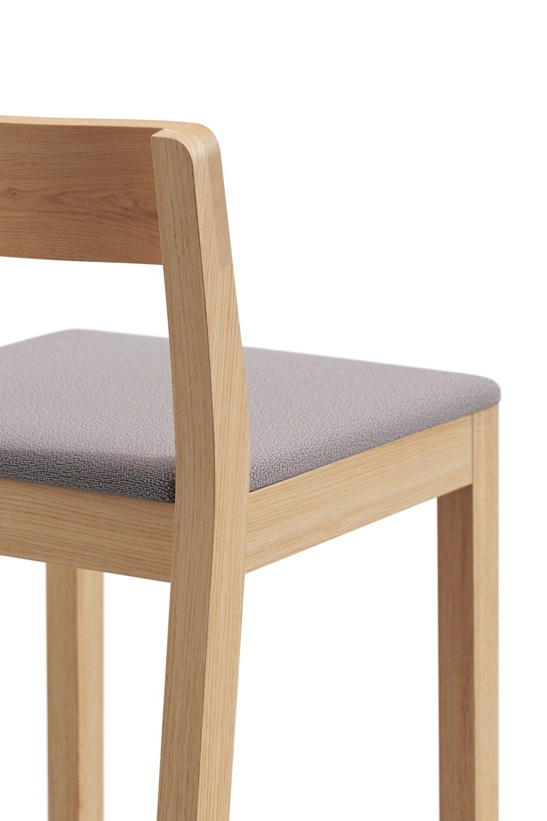 Sit tabouret de bar en bois avec coussin d'assise Zeitraum
