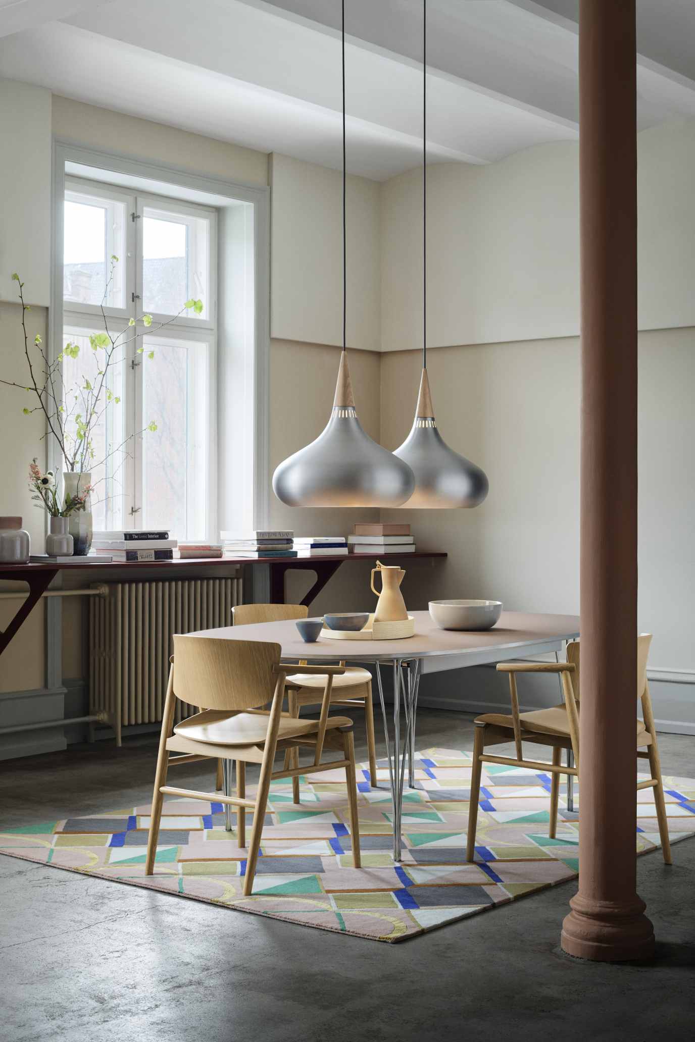 série de table Super Elliptique Table à rallonge Fritz Hansen