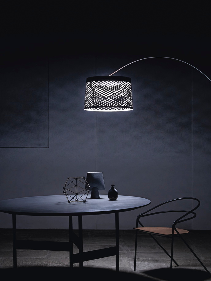 Twiggy Grid lampadaire CHEMINÉE ROUGE Foscarini OFFRE SPECIALE