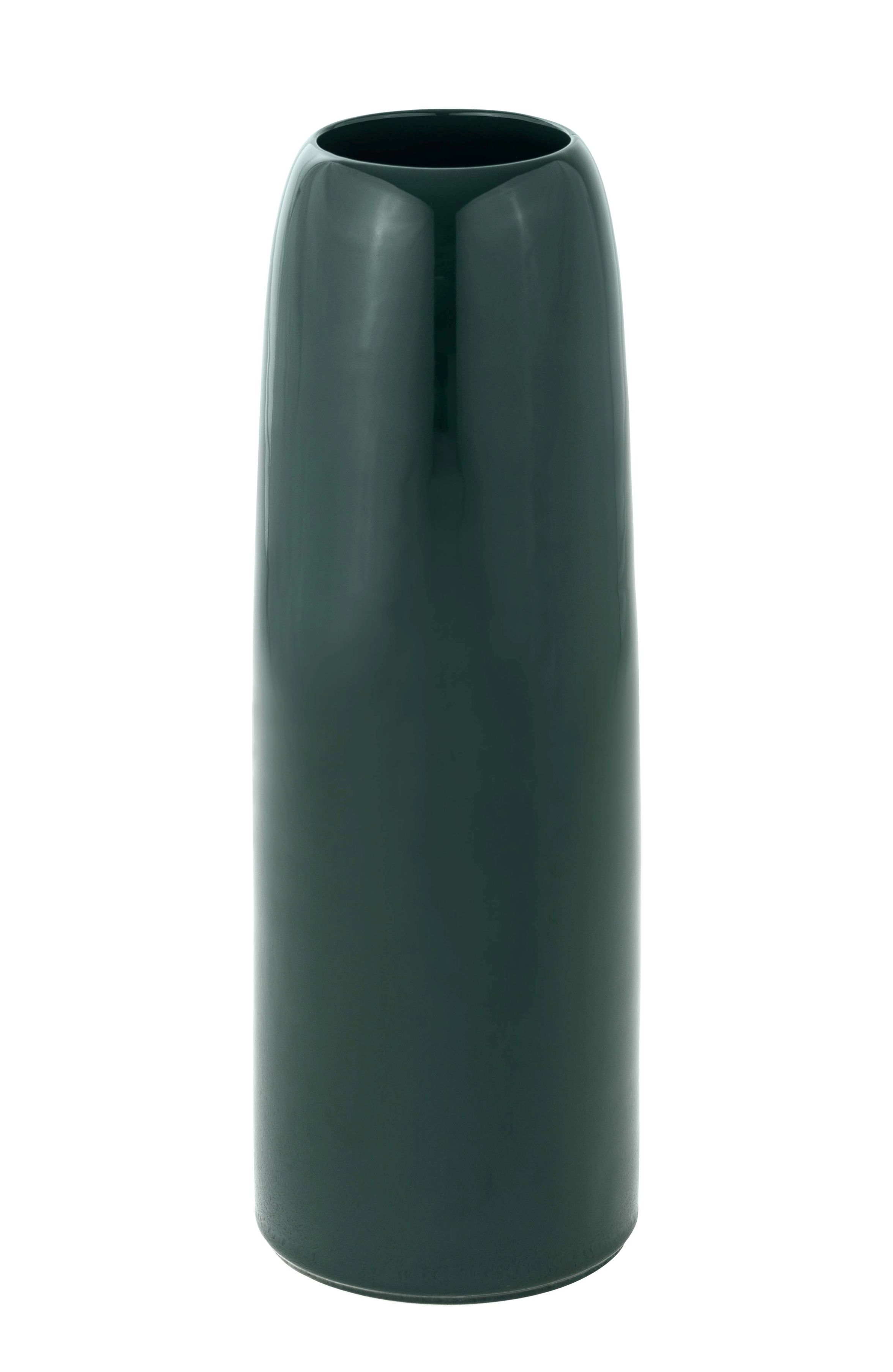 Grüne Carla Vase von Schönbuch: Moderne Dekoration für Blumen und Pflanzen im Wohnbereich.