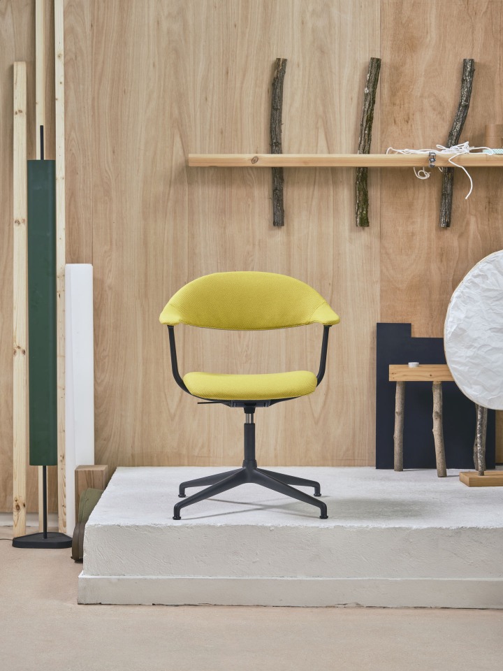 Mynt dossier et assise plastique Chaise de bureau Vitra