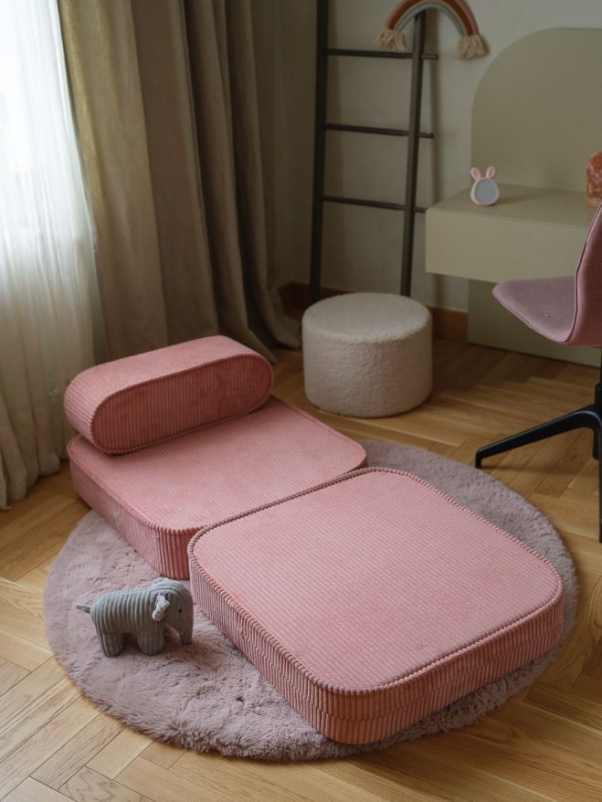 Fauteuil pliant pour enfants Wigiwama Pink Mousse
