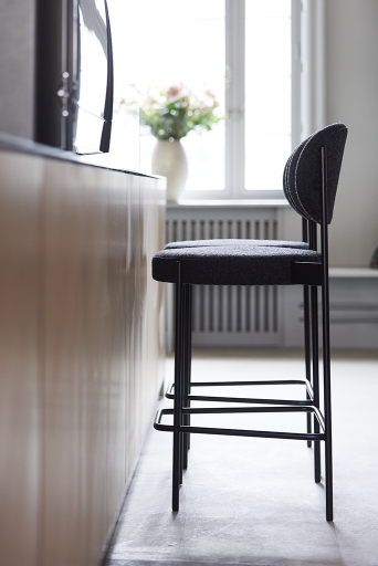 Series 430 Bar Stool Tabouret de bar 75 cm NOIR / REMIX 123 Verpan OFFRE SPECIALE