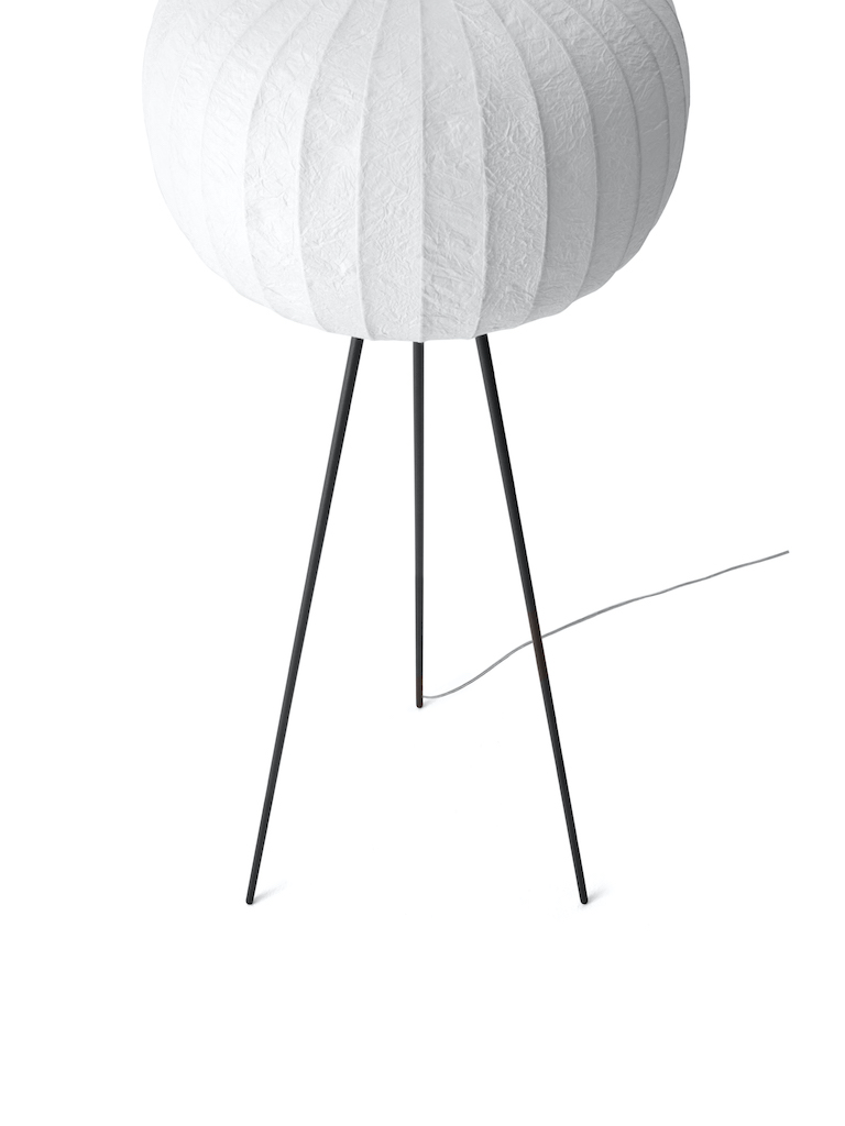Paper Floor Lamp Lampadaire Chêne Foncé Vipp