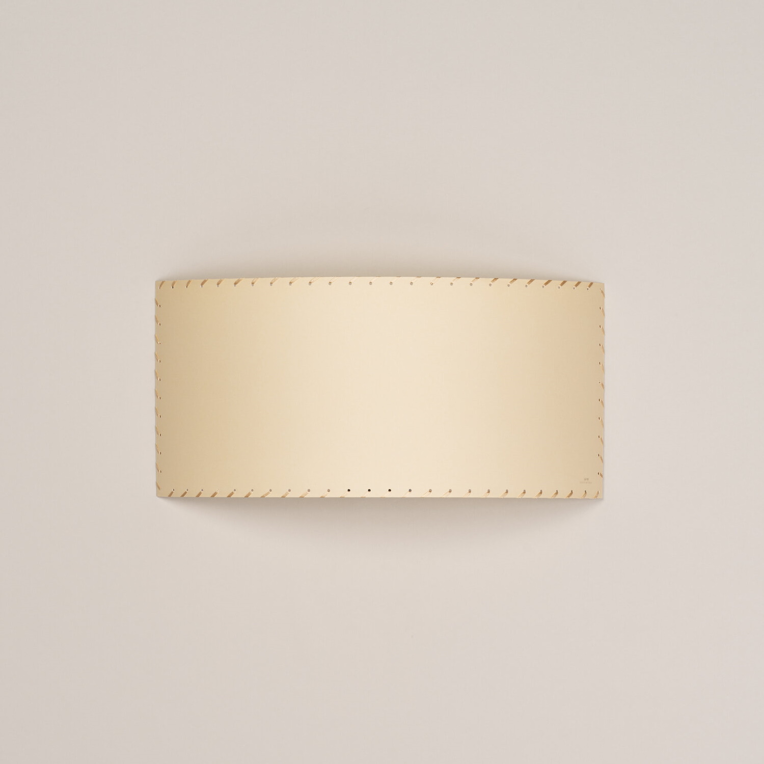 Comodín rectangulaire applique murale Stitched beige parchment Santa & Cole