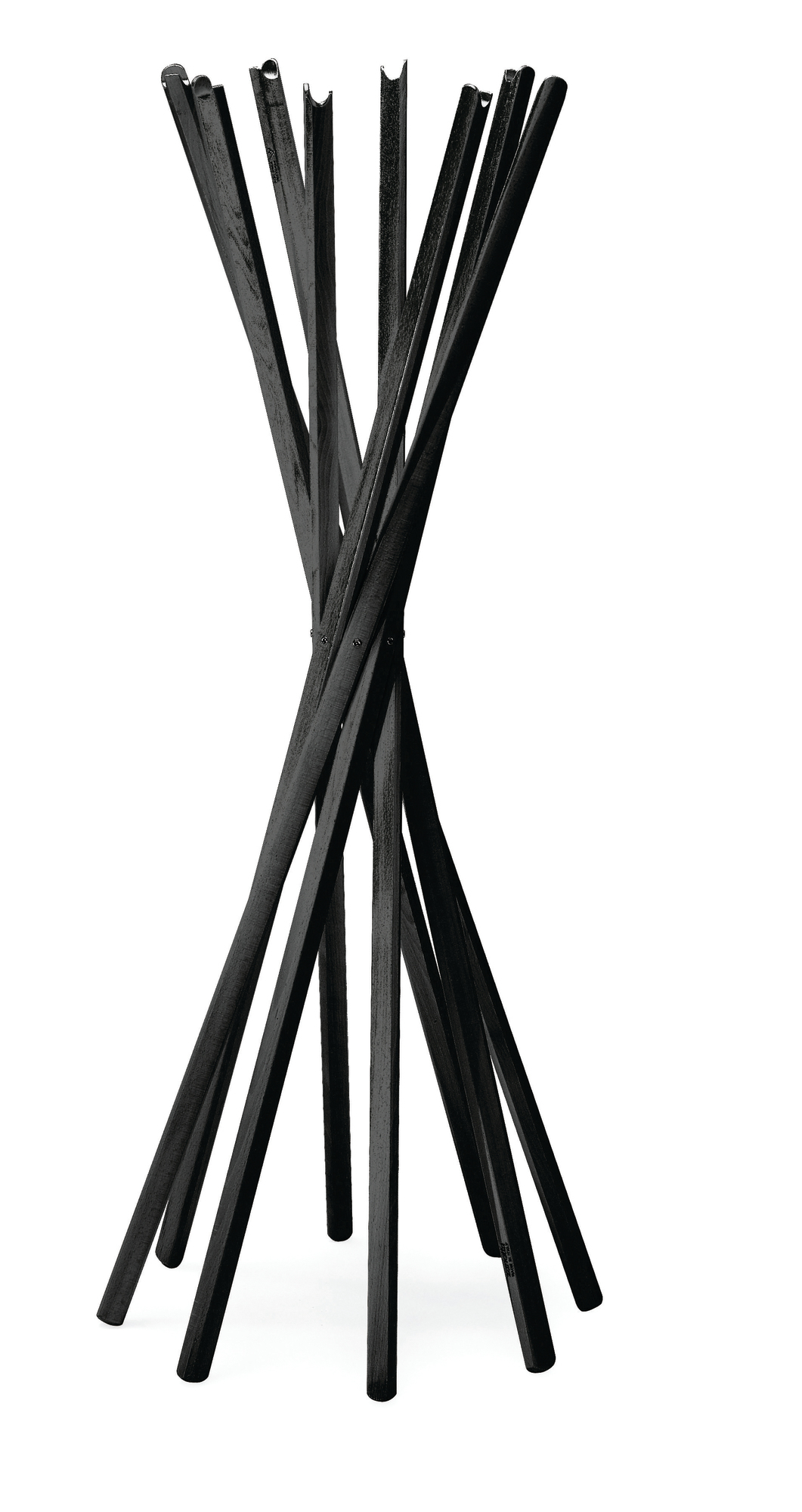 Sciangai Tringle à vêtements gris verni frêne Zanotta